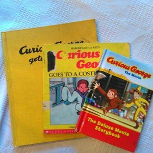 Vintage Curious George Book Bundle 1980's